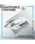Гейминг мишка Logitech - G502 X Lightspeed EER2, оптична, бяла  - 3t